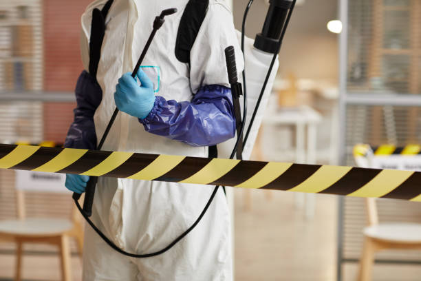 Professional Biohazard Cleanup technician working in Madison, IL